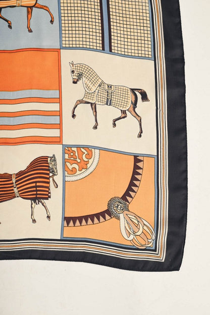 Equestrian Silk Scarf