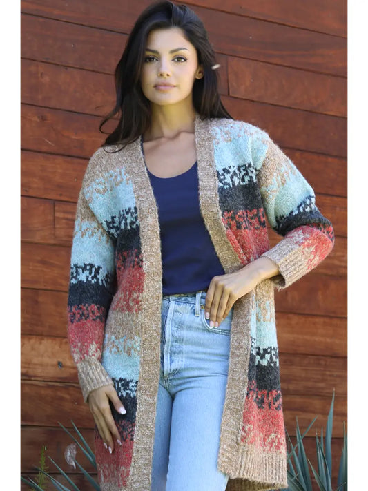 Patterned Cardigan