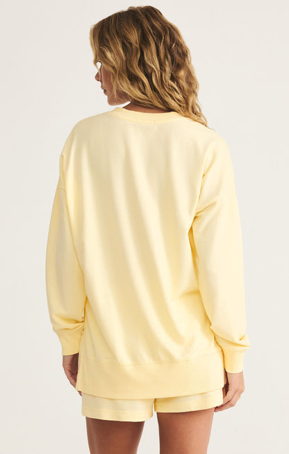 Modern V-Neck Weekender in Mellow Yellow