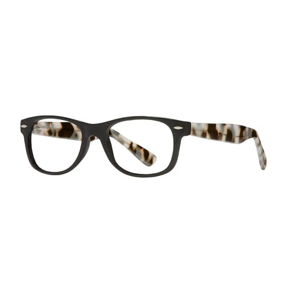 Avery - Onyx / Ivory Tort - Blue Light Filtering