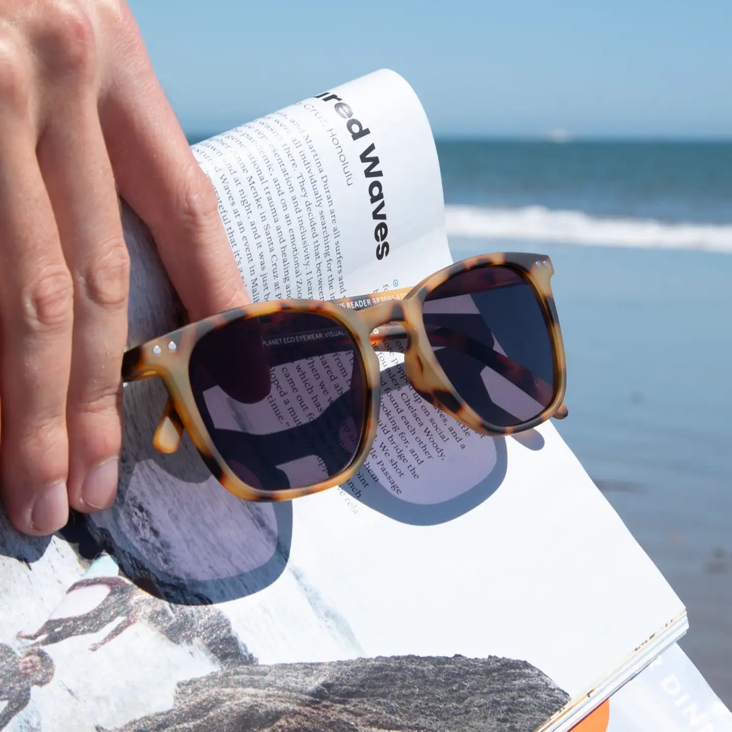 Harper Sun-Soft Honey Tortoise-Sun Tinted Readers