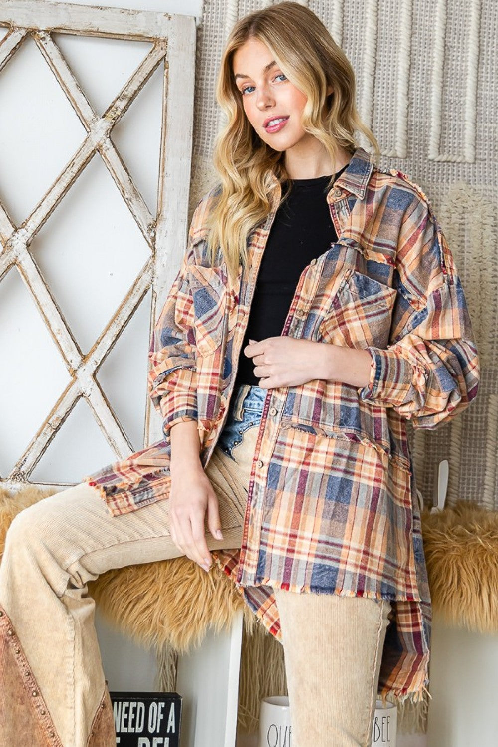 Mineral Wash Flannel Shirts