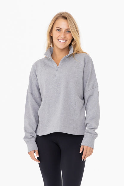 Plush Half-Zip Fleece Pullover
