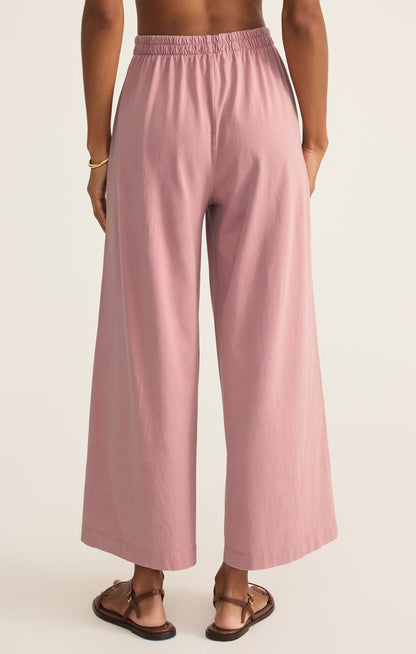 Scout Jersey Flare Pant in Pink Smoke