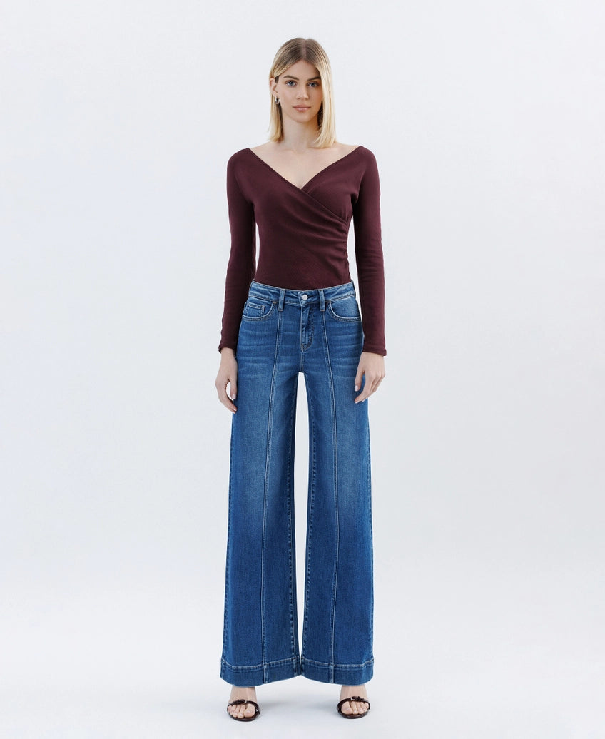 Comfort Stretch Wide Leg Trousers