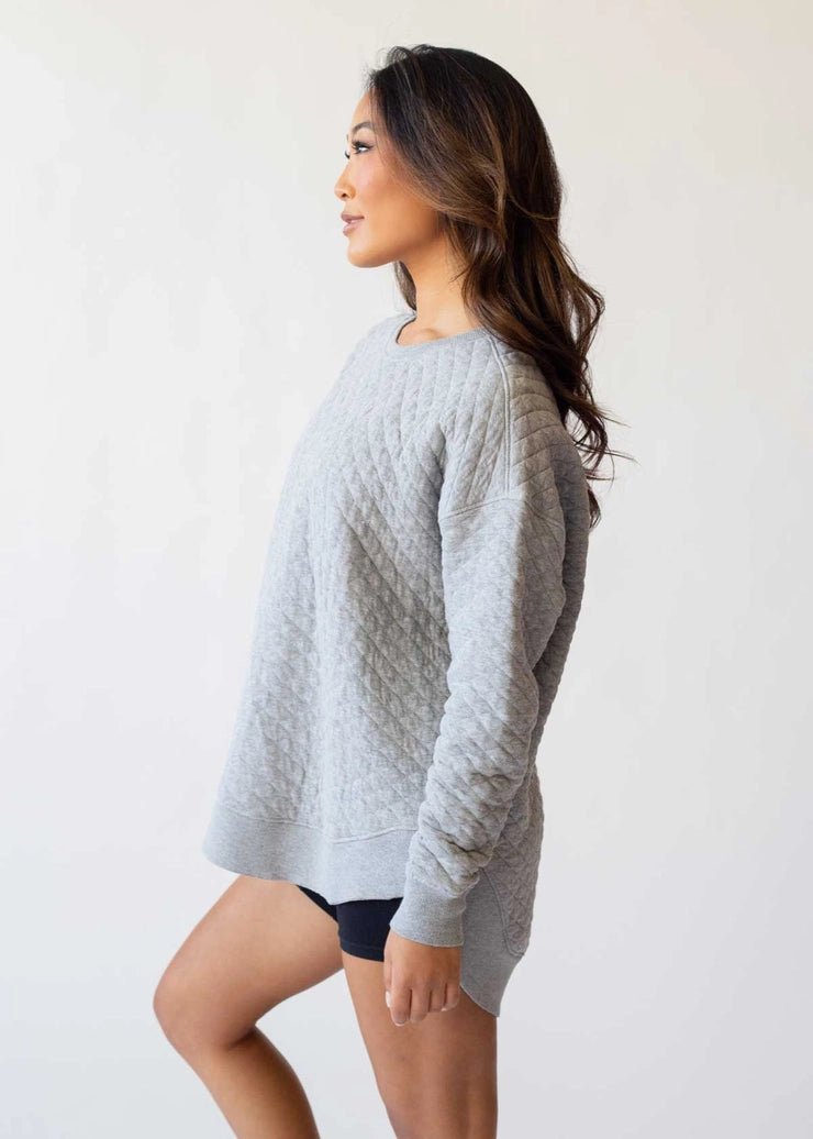 Quilted Pullover