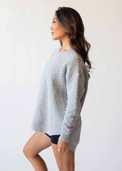 Quilted Pullover