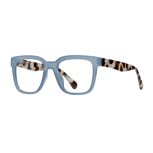 Sutter- Light Blue/Ivory Turquoise + Light Filtering