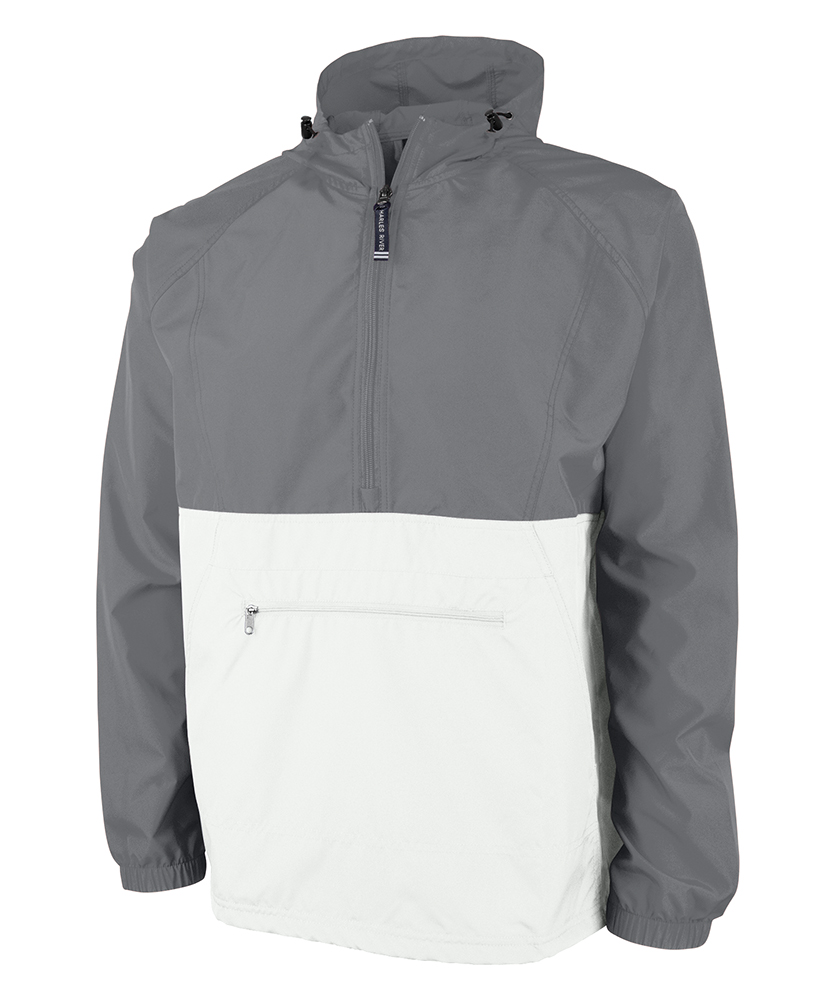 Color Blocked Pack-N-Go® in Grey & White