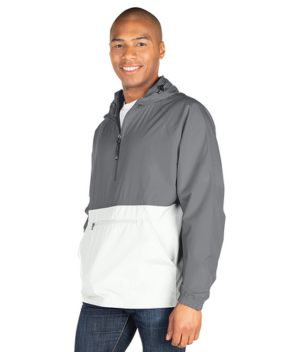 Color Blocked Pack-N-Go® in Grey & White