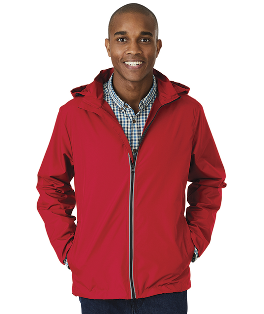 Charles River Red Full Zip Reflective Pack-N-Go