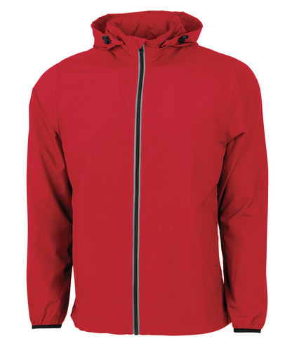 Charles River Red Full Zip Reflective Pack-N-Go