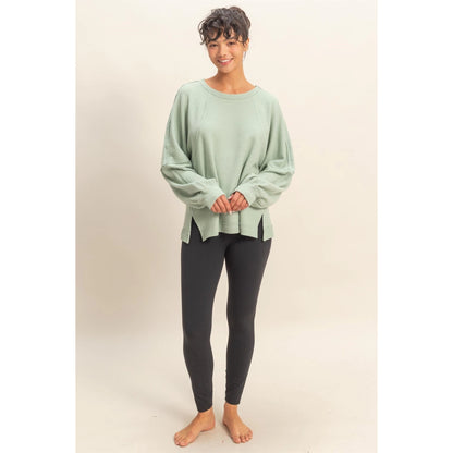 Waffle Long Sleeve Top