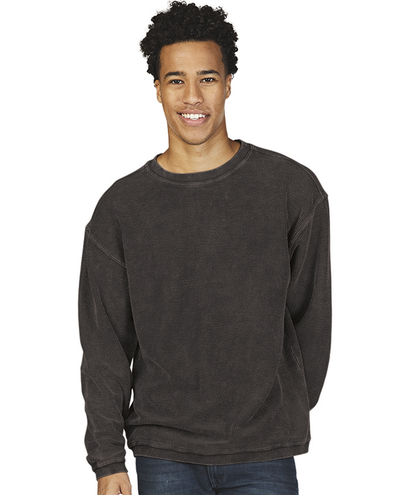 Charles River Camden Crew Neck Sweatshirt- Vintage Black