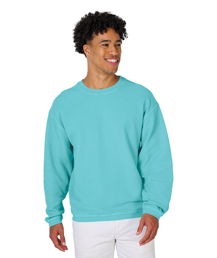 Charles River Camden Crew Neck Sweatshirt - Seafoam