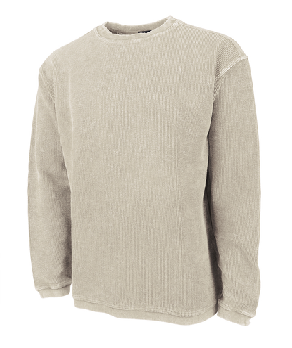 Charles River Camden Crew Neck Sweatshirt- Oat