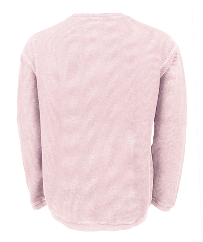 Charles River Camden Crew Neck Sweatshirt- Millennial Pink