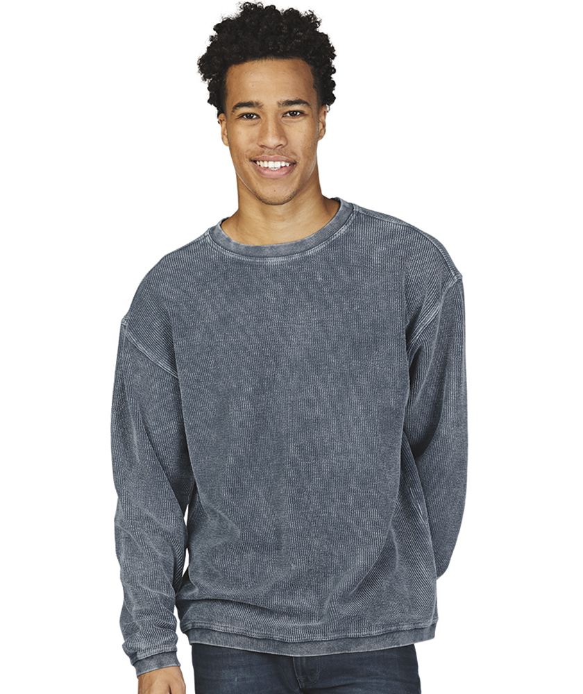 Charles River Camden Crew Neck Sweatshirt-Denim