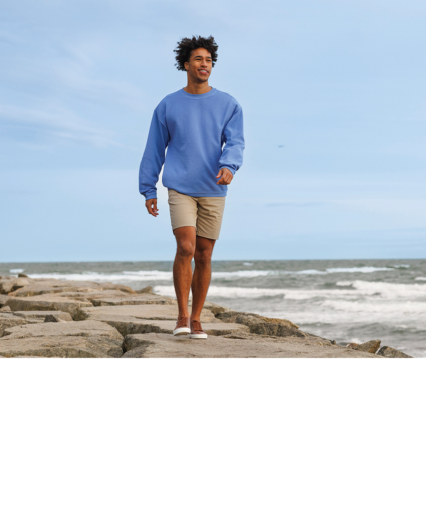 Charles River Camden Crew Neck Sweatshirt - Florida Blue