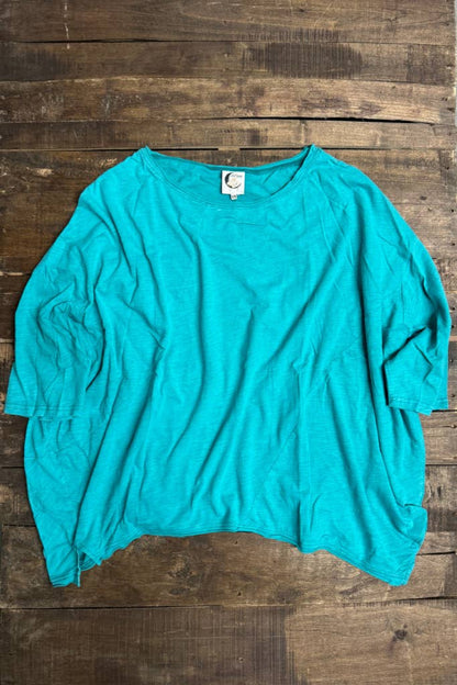 Be Free Top in Turquoise