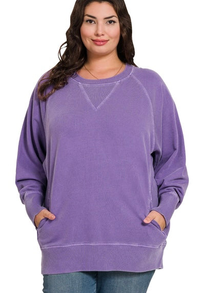 Pigment Dyed French Terry Pullover