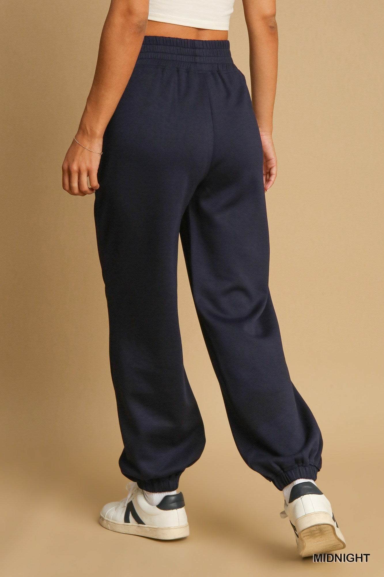 Buttery Soft Knit Cuffed Ankle Pants