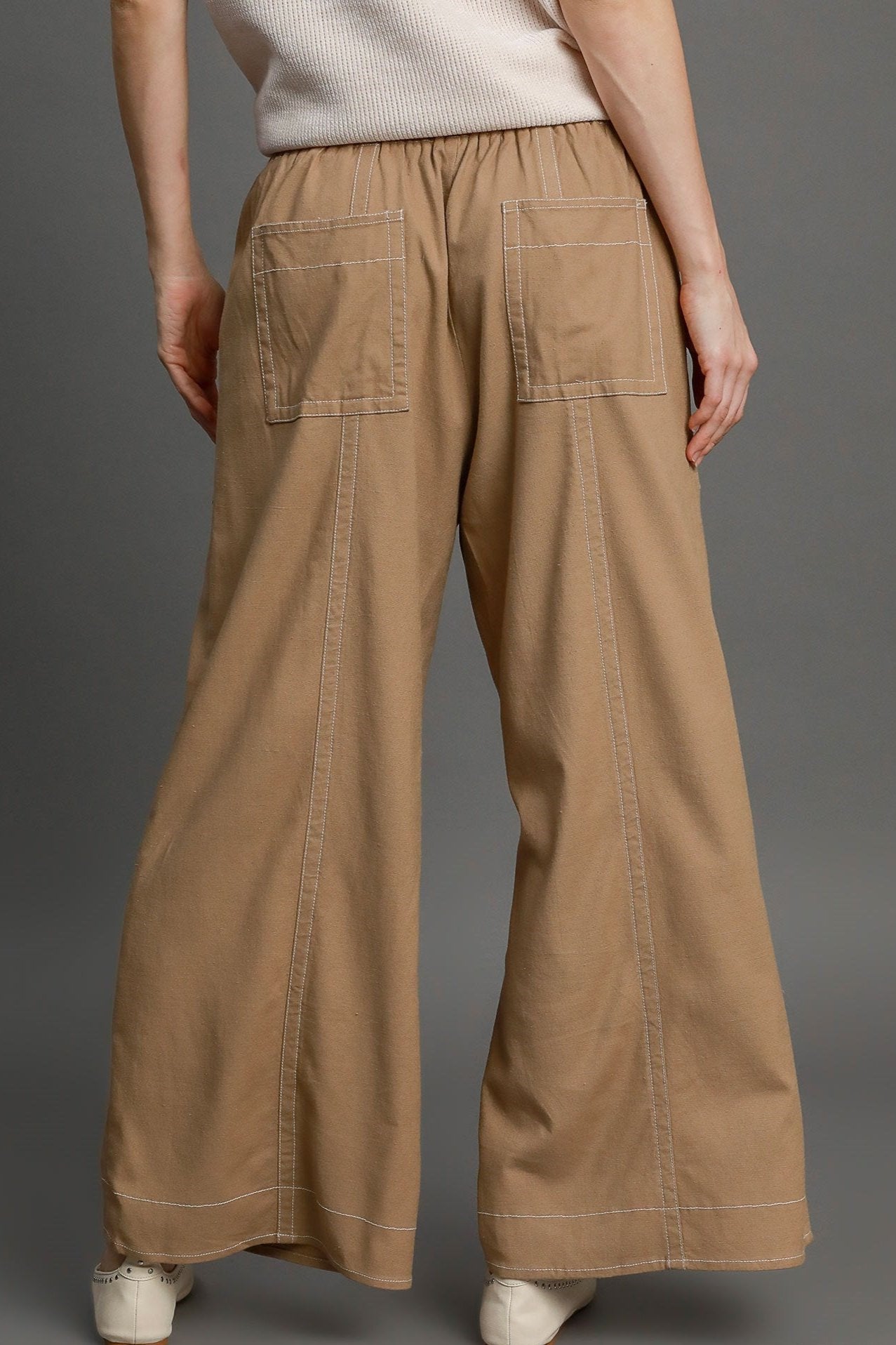 Linen Wide Leg Pants