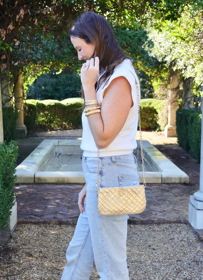 Livi Crossbody in Champagne Pop