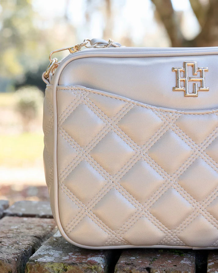 Fiona Crossbody Pearl Quilted DQ