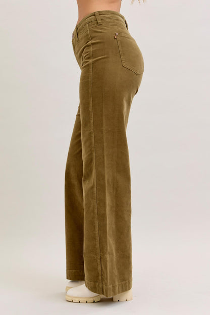 Comfort Stretch Corduroy Wide Leg