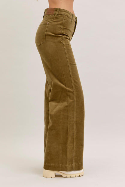 Comfort Stretch Corduroy Wide Leg