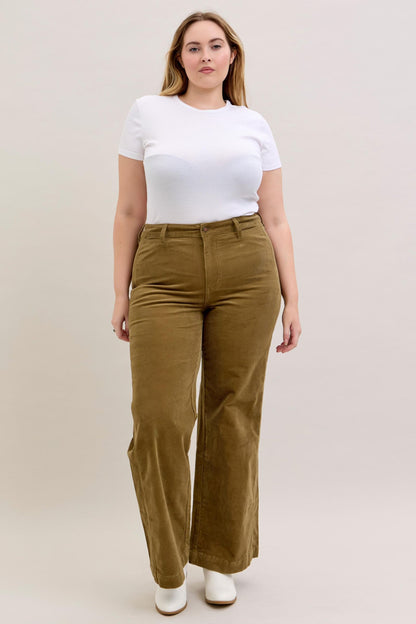 Comfort Stretch Corduroy Wide Leg