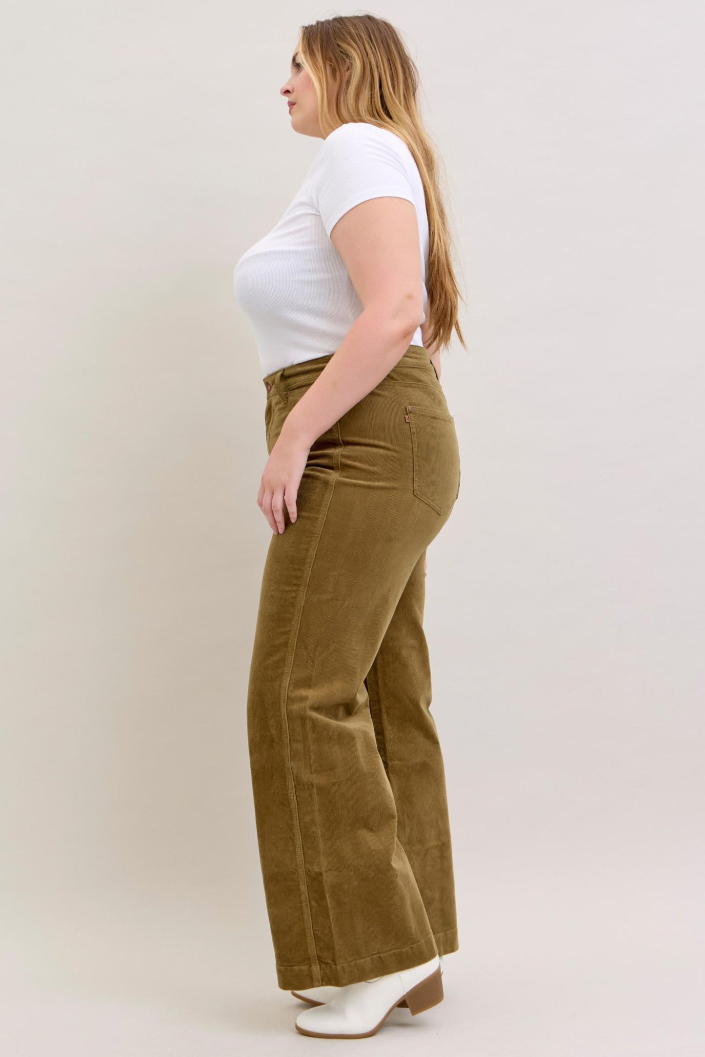 Comfort Stretch Corduroy Wide Leg