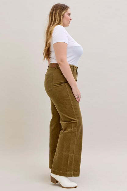 Comfort Stretch Corduroy Wide Leg