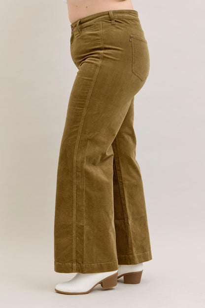 Comfort Stretch Corduroy Wide Leg