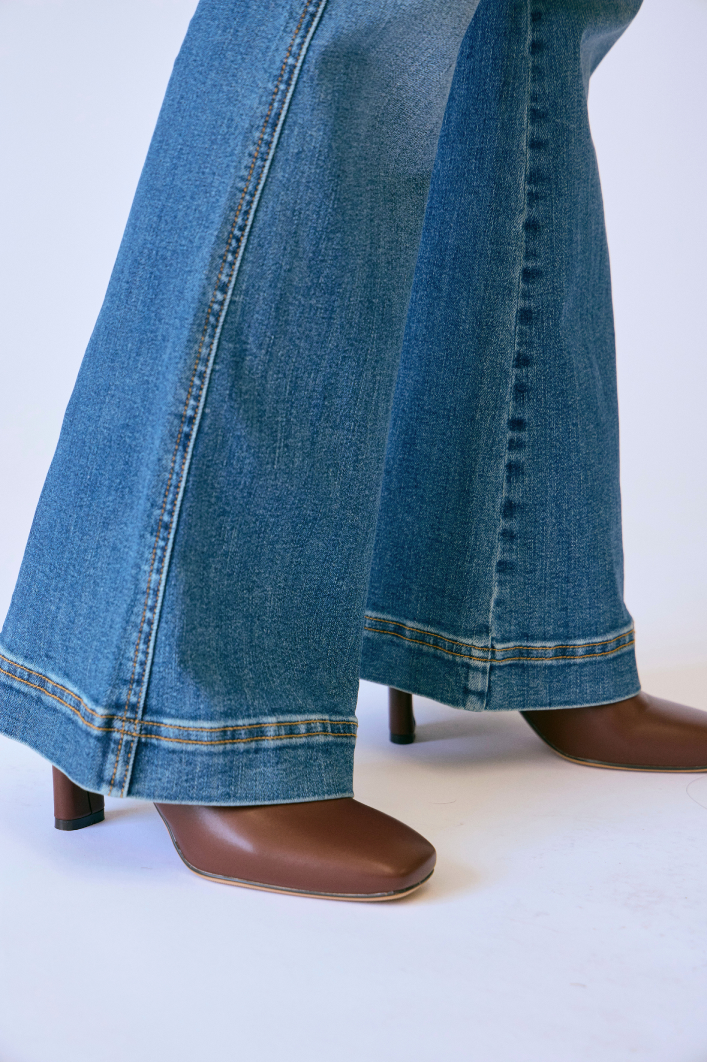 Petite Flare Tummy Control Double Button