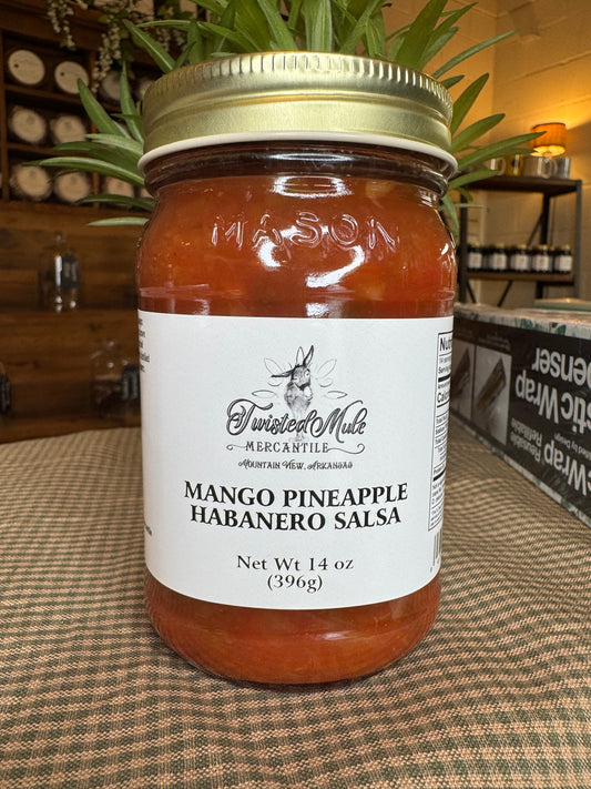 Mango Pineapple Habenaro Salsa