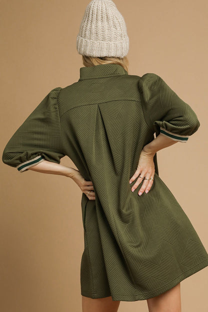 Jacquard Mini Dress