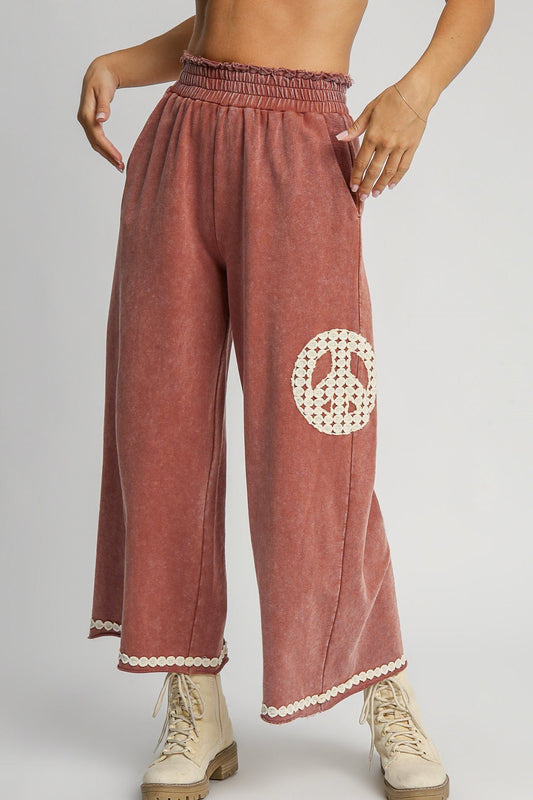 Mineral Wash Waistband Pants