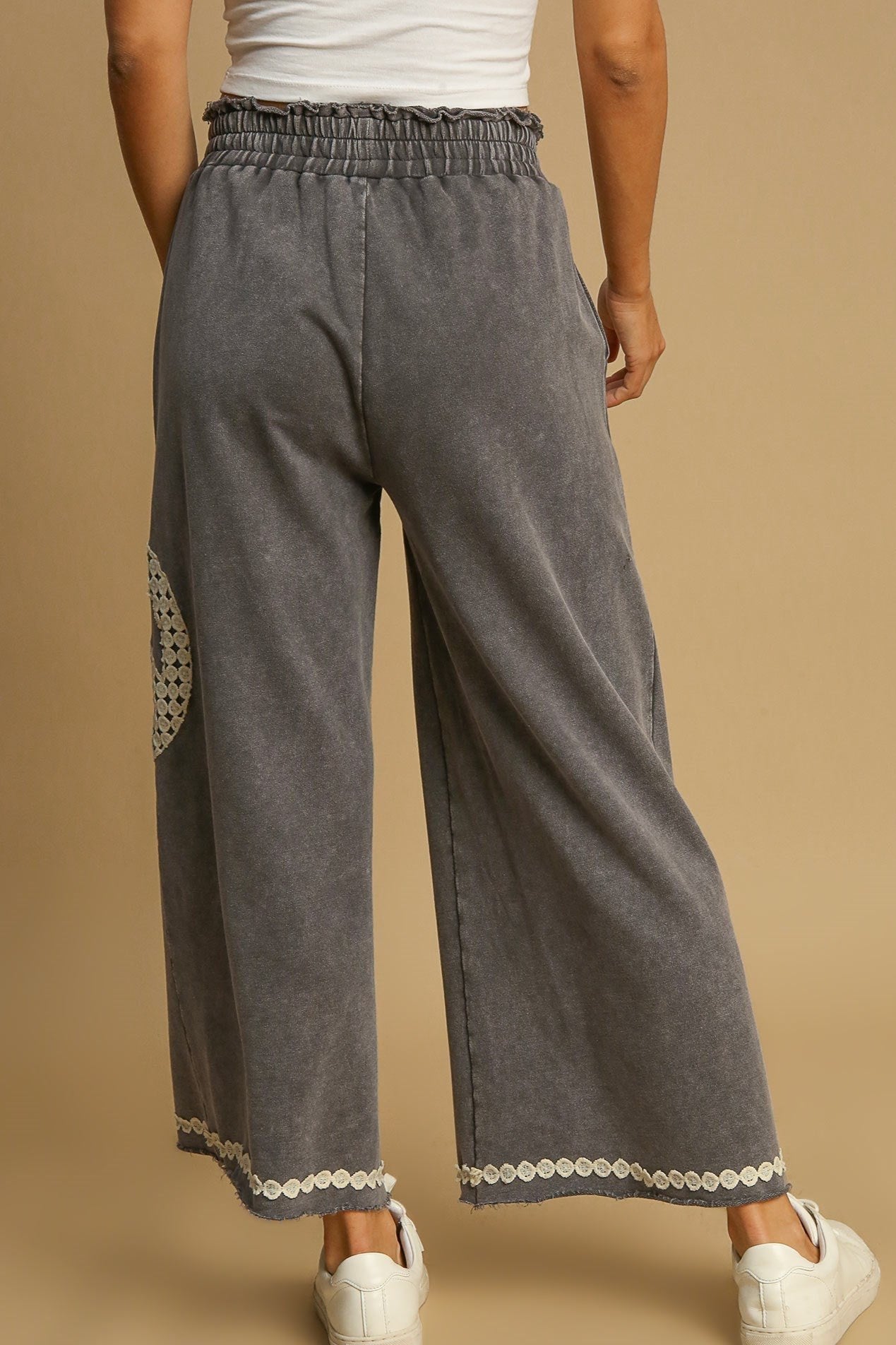 Mineral Wash Waistband Pants