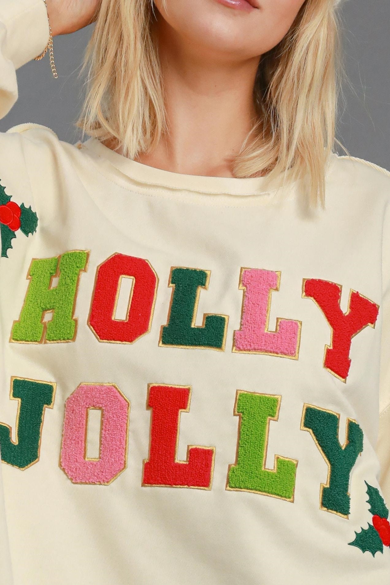 Holly Jolly French Terry Top