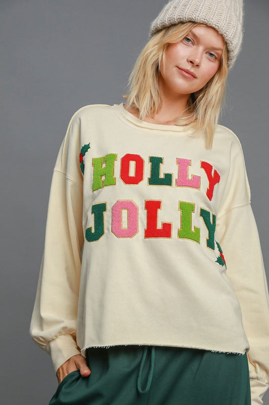 Holly Jolly French Terry Top