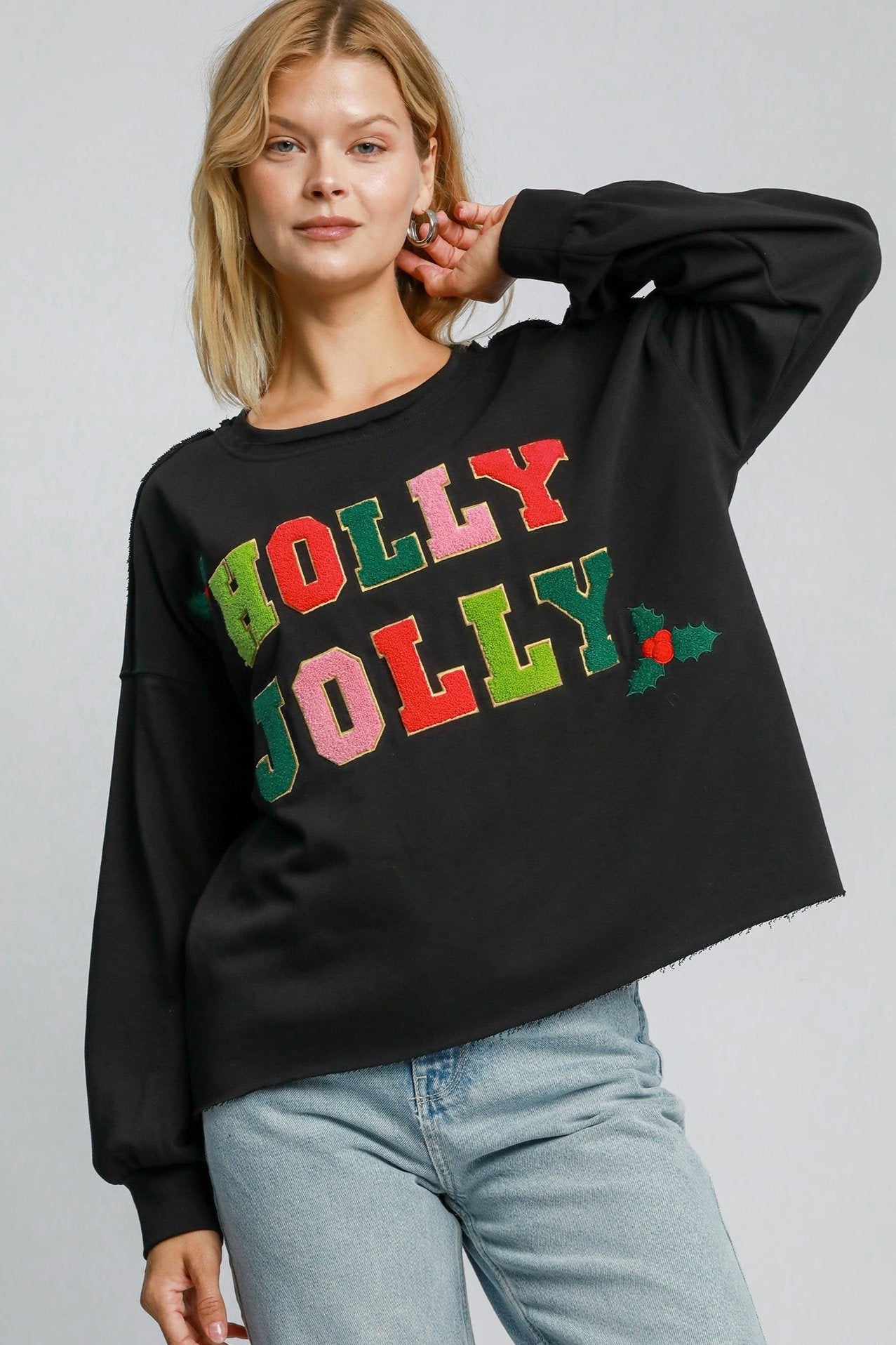 Holly Jolly French Terry Top