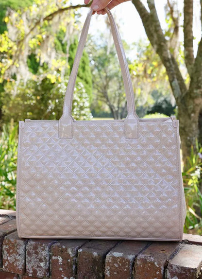 Shane Tote in Nude Patent SQ