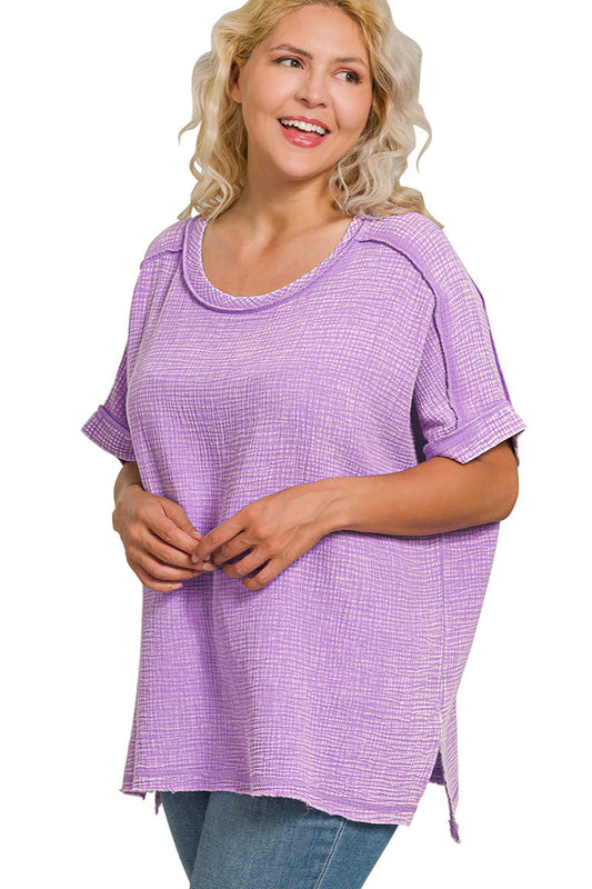 Double Gauze Short Sleeve Tee