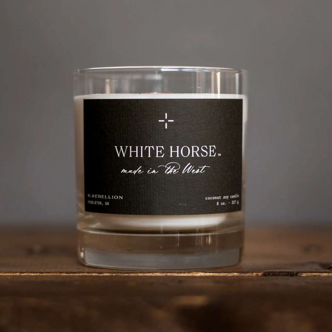 White Horse Candle 8 oz.