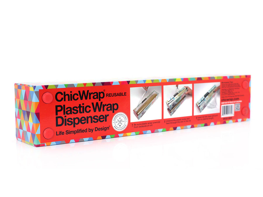 Triangles Plastic Wrap 12" x 250' Dispenser