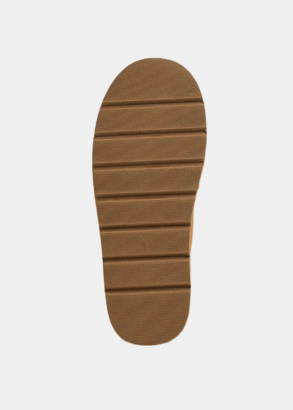 Tulsa Camel Suede Platform Mule
