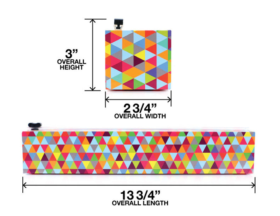 Triangles Plastic Wrap 12" x 250' Dispenser