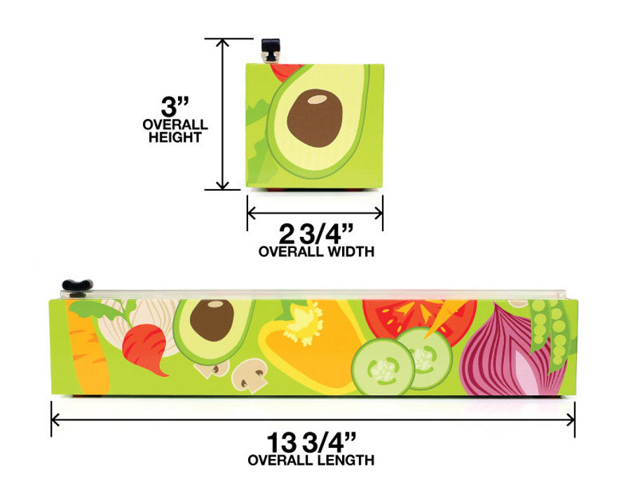 Veggies Plastic Wrap 12" x 250' Dispenser